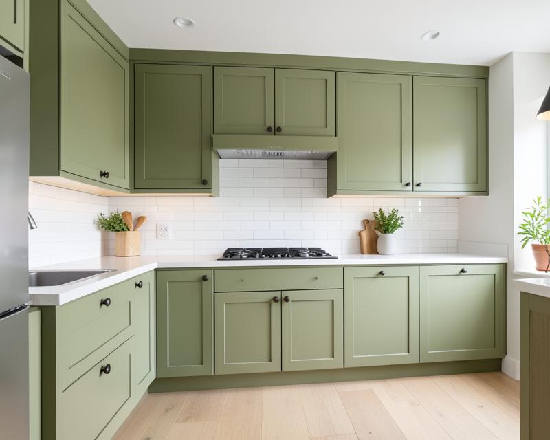 Kitchen respray — after